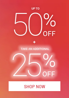 Sale: Up to 50% off + Extra 25% Off