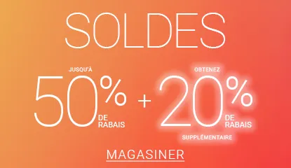 SOLDES DE MI-SAISON: EXTRA 20 % DE RABAIS SUR LES SOLDES