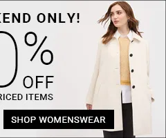 SHOP MENSWEAR - SHOP WOMENSWEAR