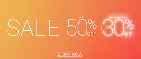 Sale: Up to 50% Off + Take an additional 30% Off