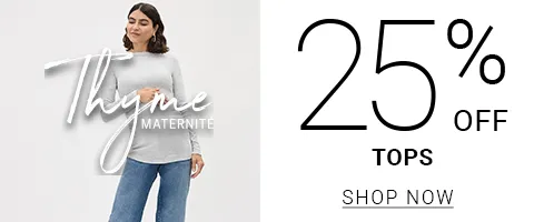 LIMITED TIME OFFER : 25% OFF TOPS