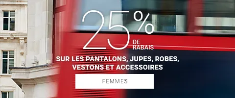 Garde-robe d'automne: 25% de rabais sur les pantalons, les robes, les blazers et les accessoires